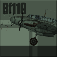メッサーシュミット Bf110B-G 塗装図