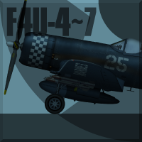 ボート F4U-4/5/6/7 コルセア塗装図