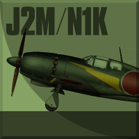 三菱 J2M1-3 局地戦闘機 雷電/川西 J2M 強風/N1K 紫電/紫電改塗装図