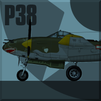 ロッキード P38B-Lライトニング塗装図