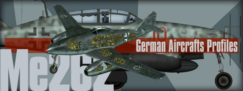 メッサーシュミット　Me262　塗装図