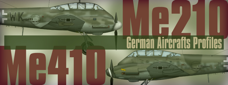 メッサーシュミット　Me210/410　塗装図